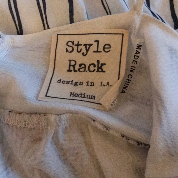 Rose & Stripe Romper - Picture 4 of 4